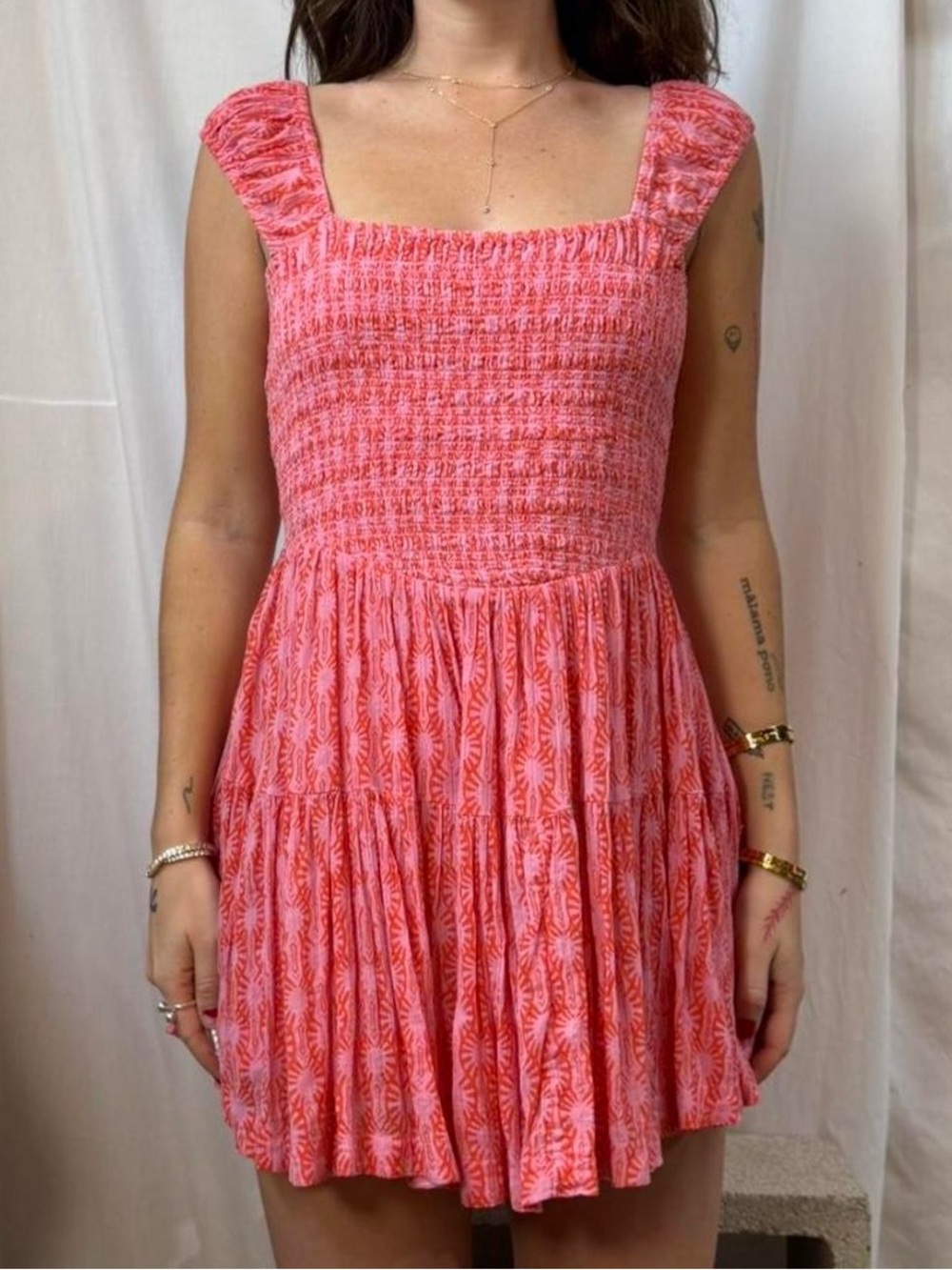 Free People Sweet Annie Babydoll Mini Dress – Size Small